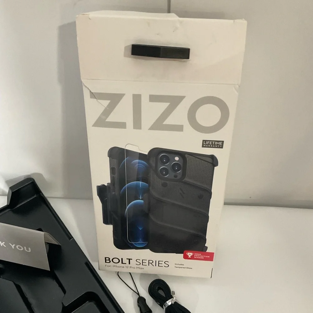 ZIZO Bolt Series for iPhone 12 Pro Max Phone Case w/Belt Clip, Kickstand, NIB